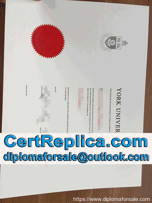 York University Fake Certificate,York University Fake Diploma,York University Fake Transcript, York University Fake Degree