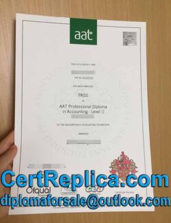 How to purchase the AAT fake transcript and certificate