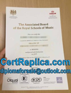 Buy ABRSM fake certificate online