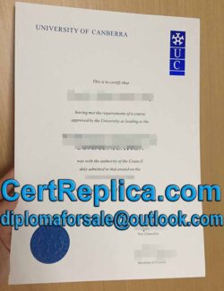 Buy University of Canberra fake certificate online